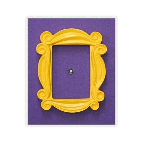 Autocollant de cadre photo Friends Cadre photo emblématique de judas de  porte violette damis -  France