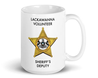 Dwight Schrute's Lackawanna County Volunteer Sheriff's Deputy Mug - The Office