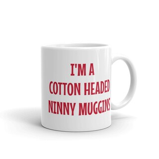 Tazza Elf Mug "Don't Be A Cotton Headed Ninny Muggins": 330 Ml, Idea Regalo Di Natale, Stampa Di Buddy The Elf