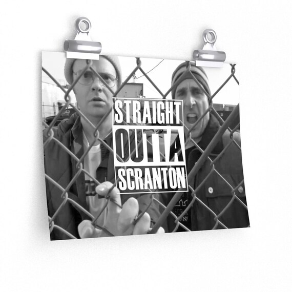 The Office Wall Art Straight Outta Scranton Electric City Etsy