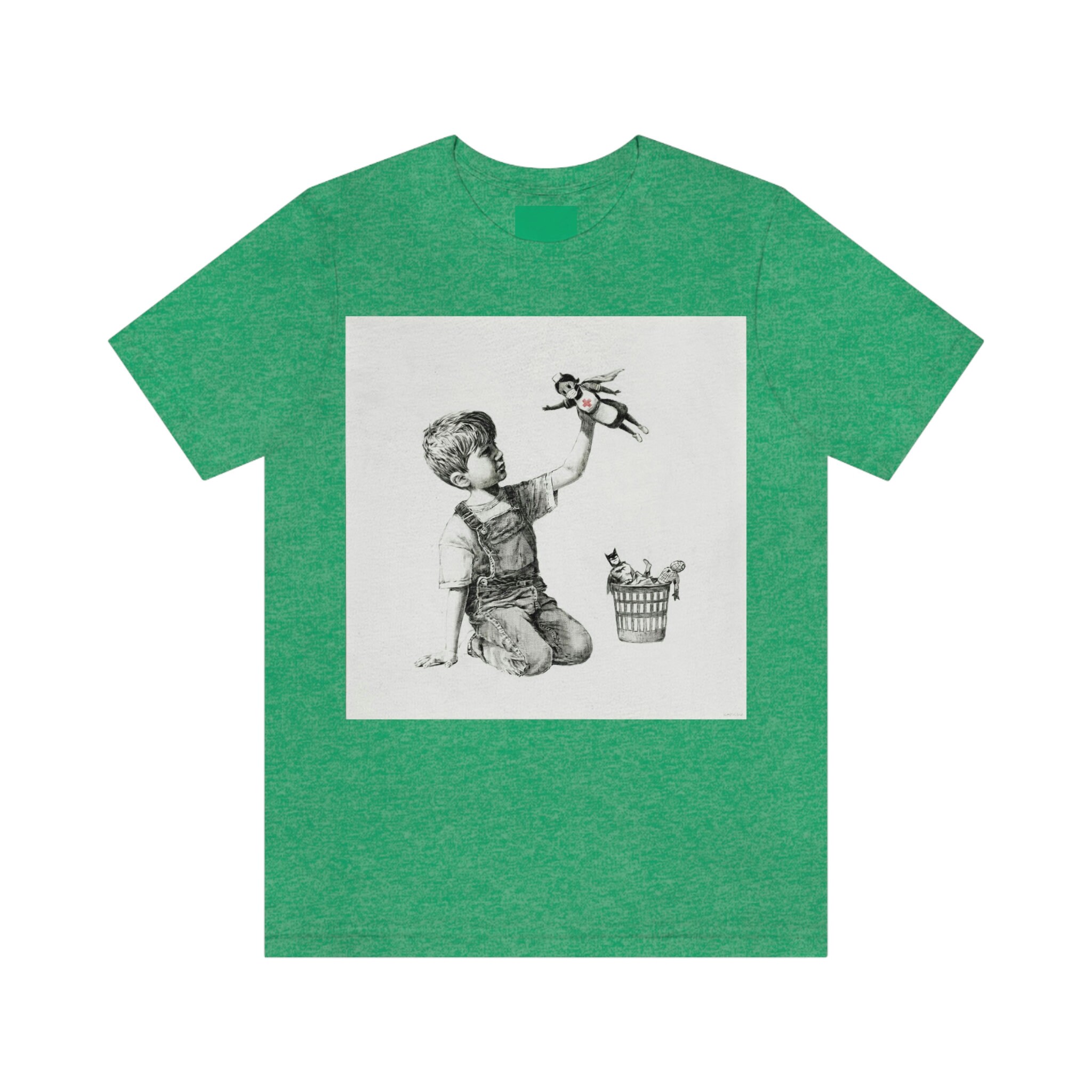 【BAON】[unisex] Robin Print Short Sleeve Tee Unisex Jersey Short Sleeve Tee - Etsy Canada