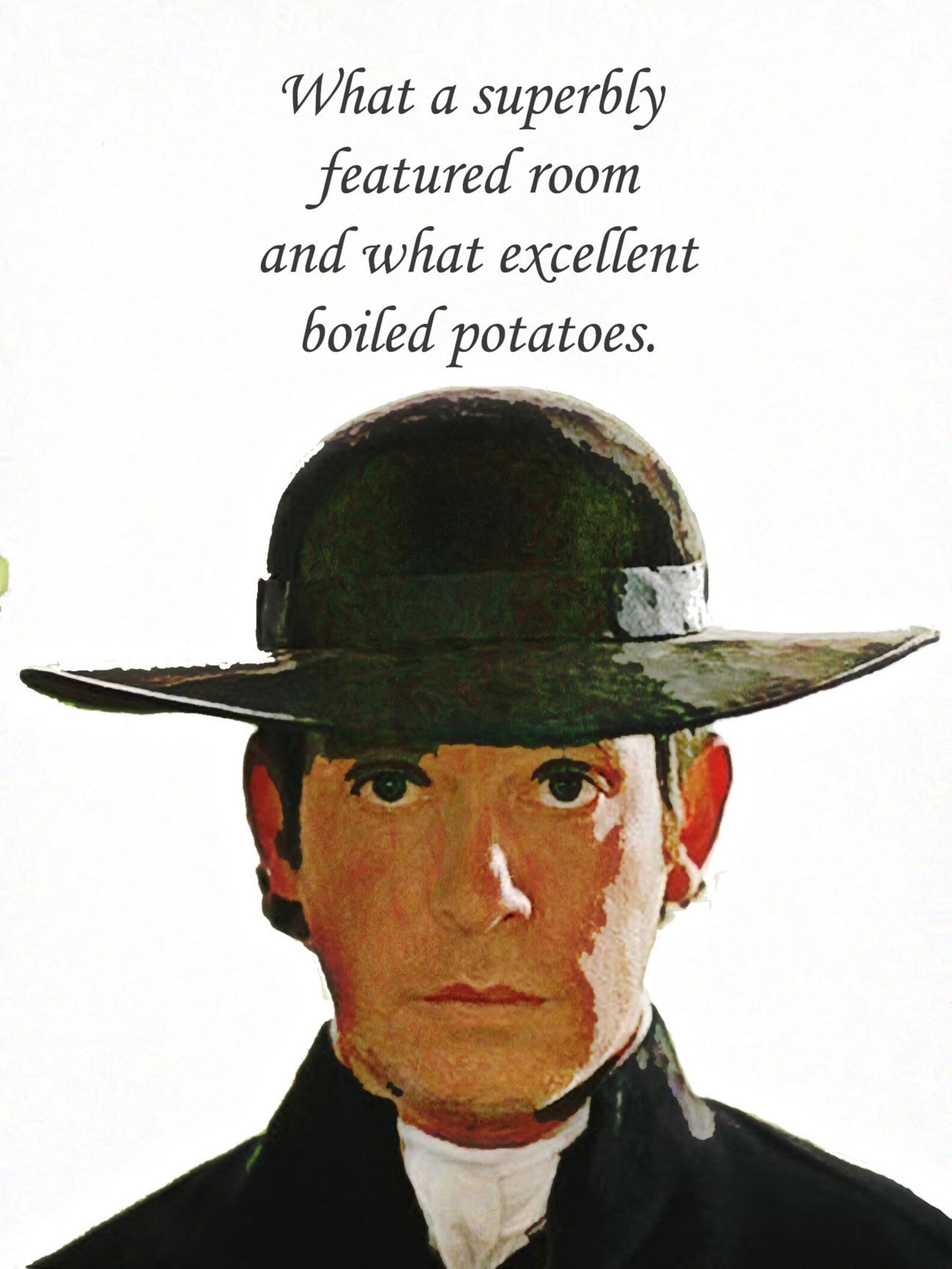 Mr. Collins Postcard Pride and Prejudice Superbly featured Etsy