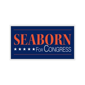 West Wing Laptop Sticker - Sam Seaborn for Congress