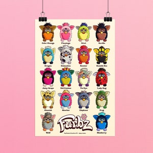 Póster de Furbz Generación 1-8 [13 x 19" o nuevo tamaño mini]