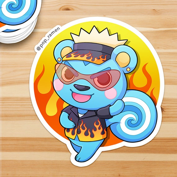 ACNH Flavortown Filbert Charity Sticker 3 PREORDER Etsy