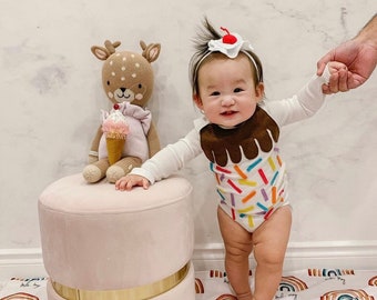 Halloween Ice Cream Baby Costume, Halloween BABY Costume, Bodysuit Ice cream, Baby Boy costume, Baby Halloween Costume, Baby Girl costume,