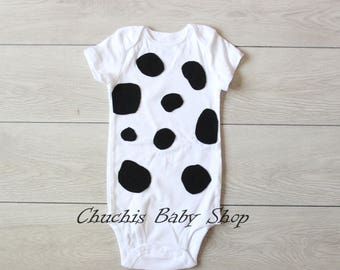 Halloween Dalmatian Costume Baby Girl Halloween Dalmatian Dog Costume Baby Boy Costume baby bodysuit baby picture baby photo prop baby