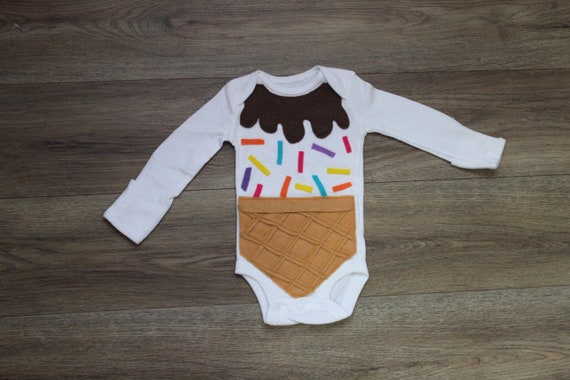cream baby bodysuit