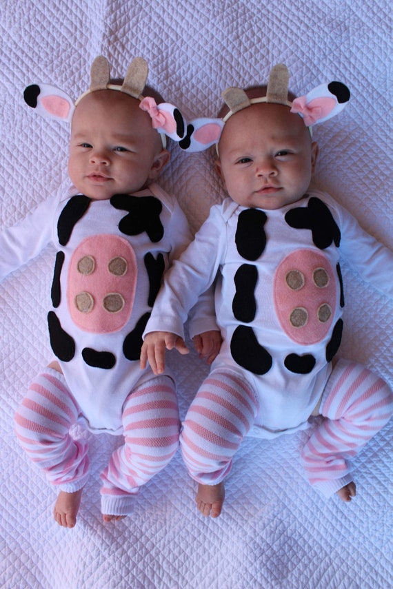 baby girl cow outfit