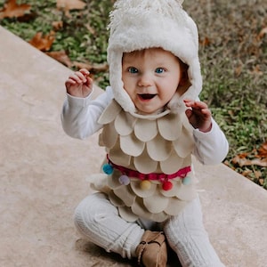 Baby Halloween Llama Costume Outfit With a Headband Baby Llama - Etsy