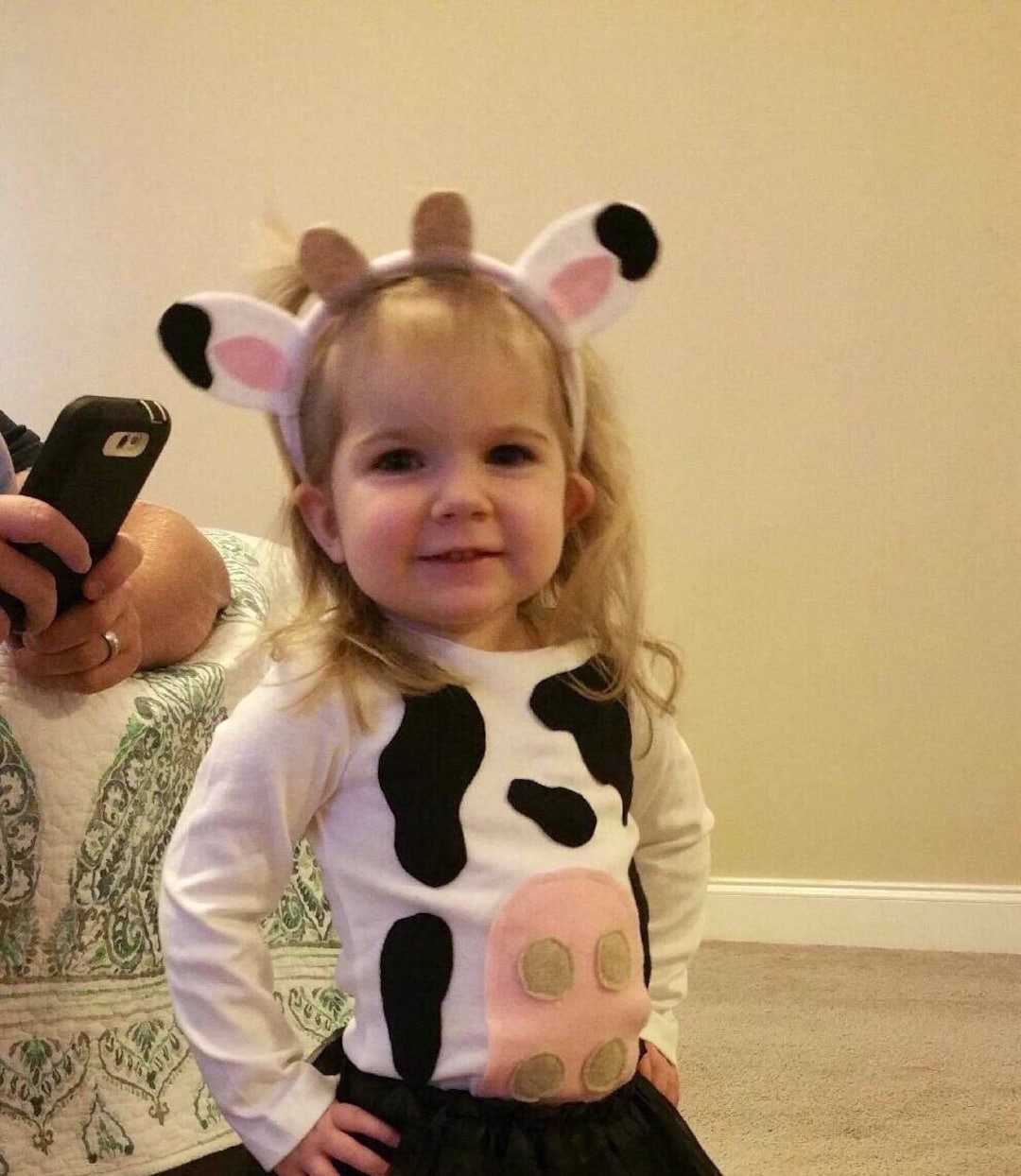 Halloween Baby Cow Costume, Halloween Cow Costume, Cow Outfit With Headband Does NOT Include the