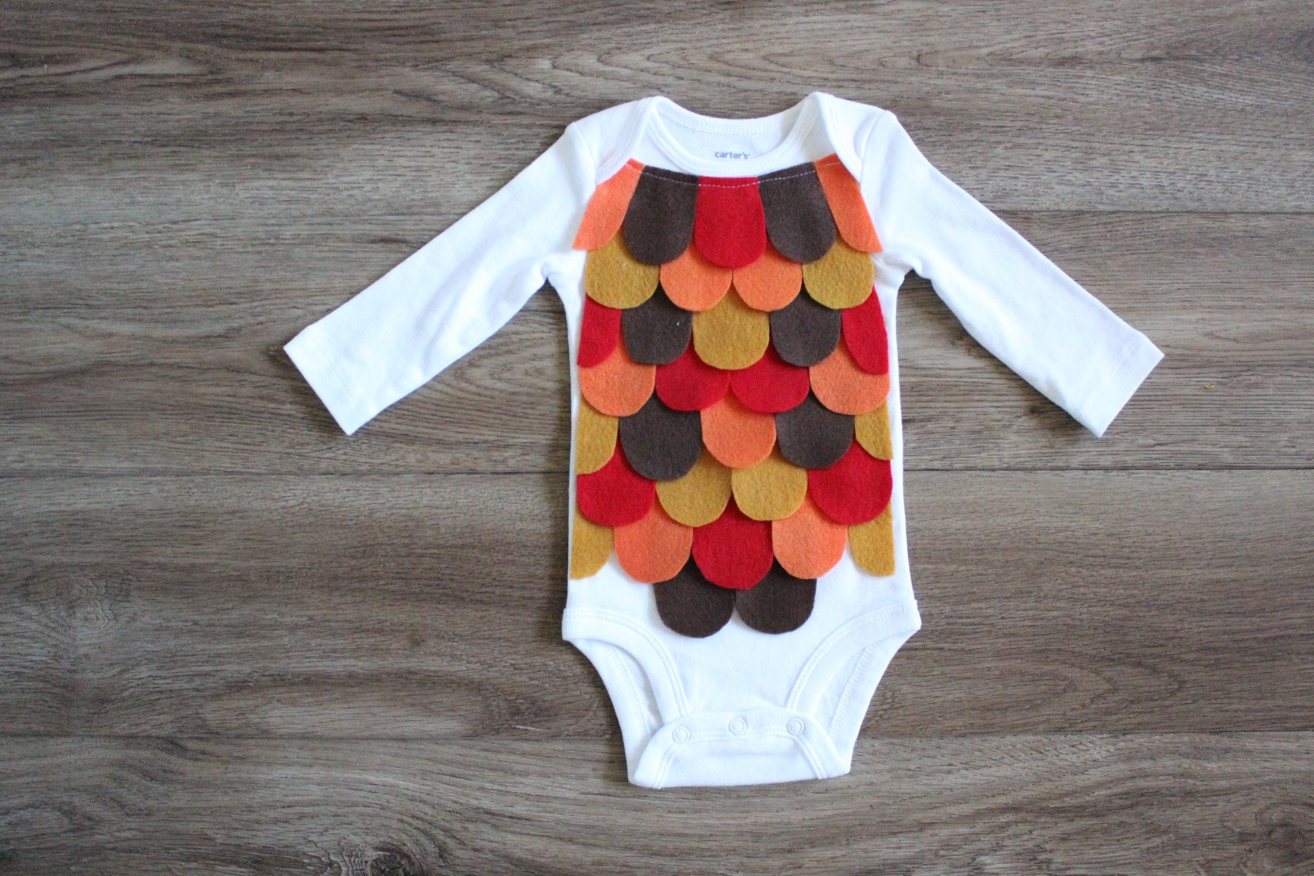 Turkey Thanksgiving Outfit Newborn Baby Turkey Costume My Etsy