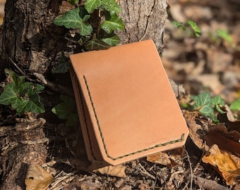 Cartera de cuero plegable - Vegtan