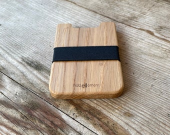 Real wood wallet made from local wood