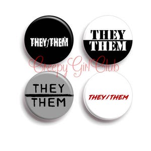 Choose Your Own Personal Pronoun Pin Pack: He/Him, She/Her, They/Them