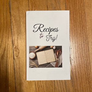 Recipes to Try