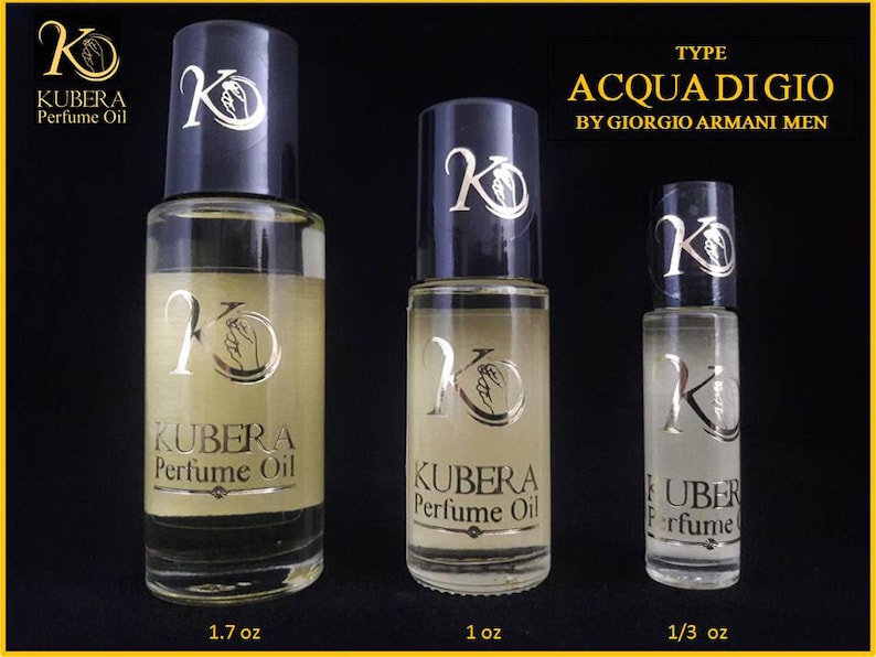 Type Acqua Di Gio Perfume Oil For Man Roll On 1 3oz 1oz 17oz