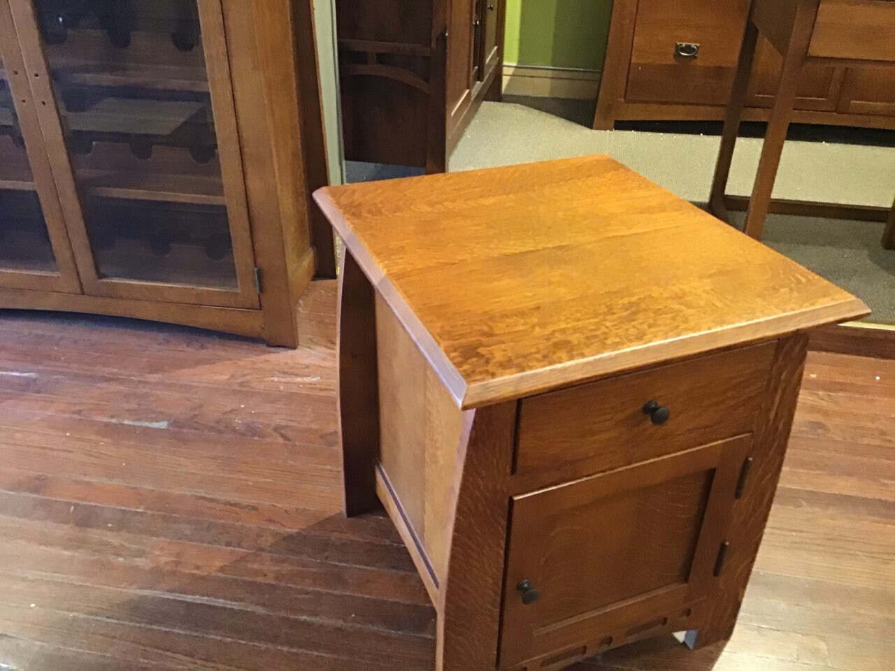 Mission Solid Quarter Sawn Oak Living Room End Table or Etsy