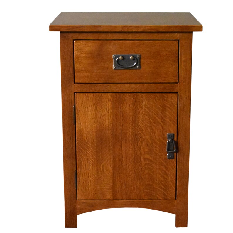 Mission Solid Quarter Sawn Oak 1 door 1drawer Nightstand / Etsy