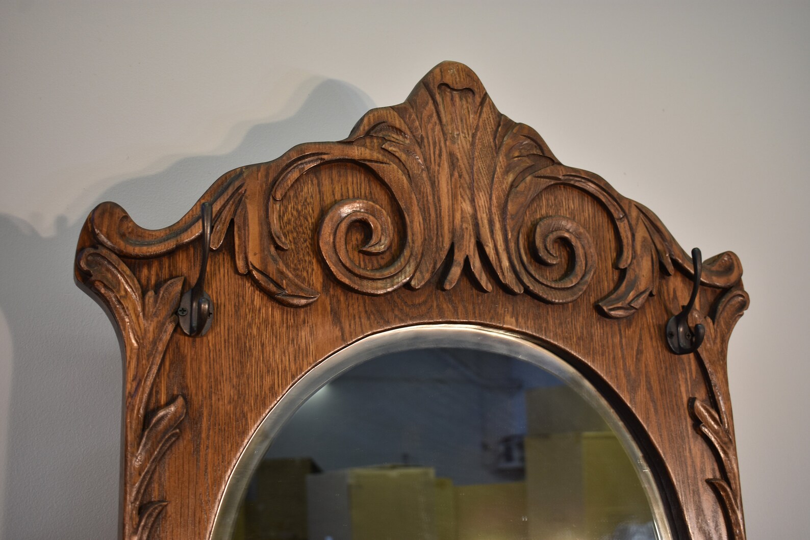 Mission Solid White Oak Hall Tree with Storage and Sitting Etsy