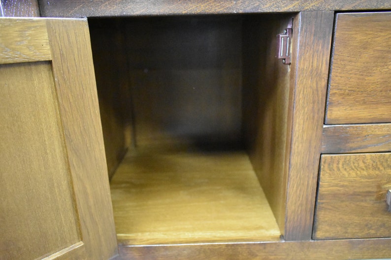 Mission Style Solid Oak Sideboard Buffet Entry Way Console | Etsy