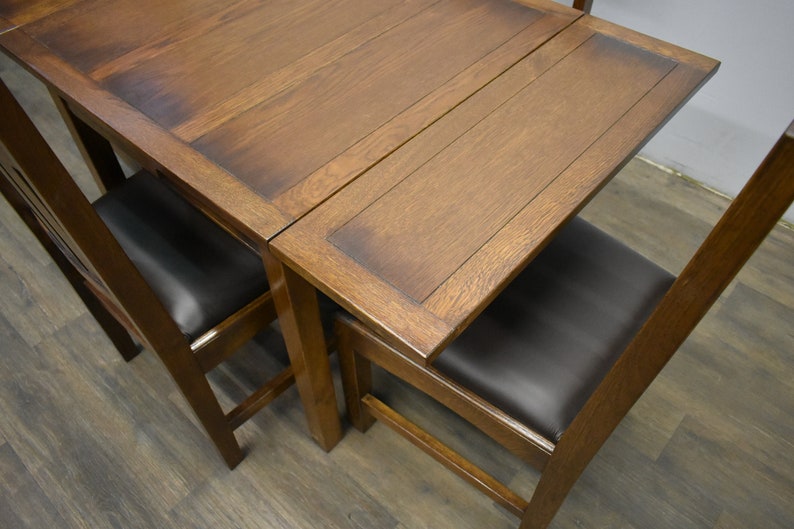 mission oak kitchen table