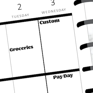 Custom Label Planner Stickers: Script Print Text (22 Stickers)