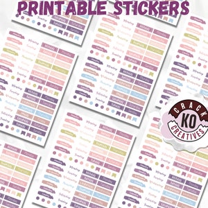 Days of the Week - Planner Stickers – Robo Roku