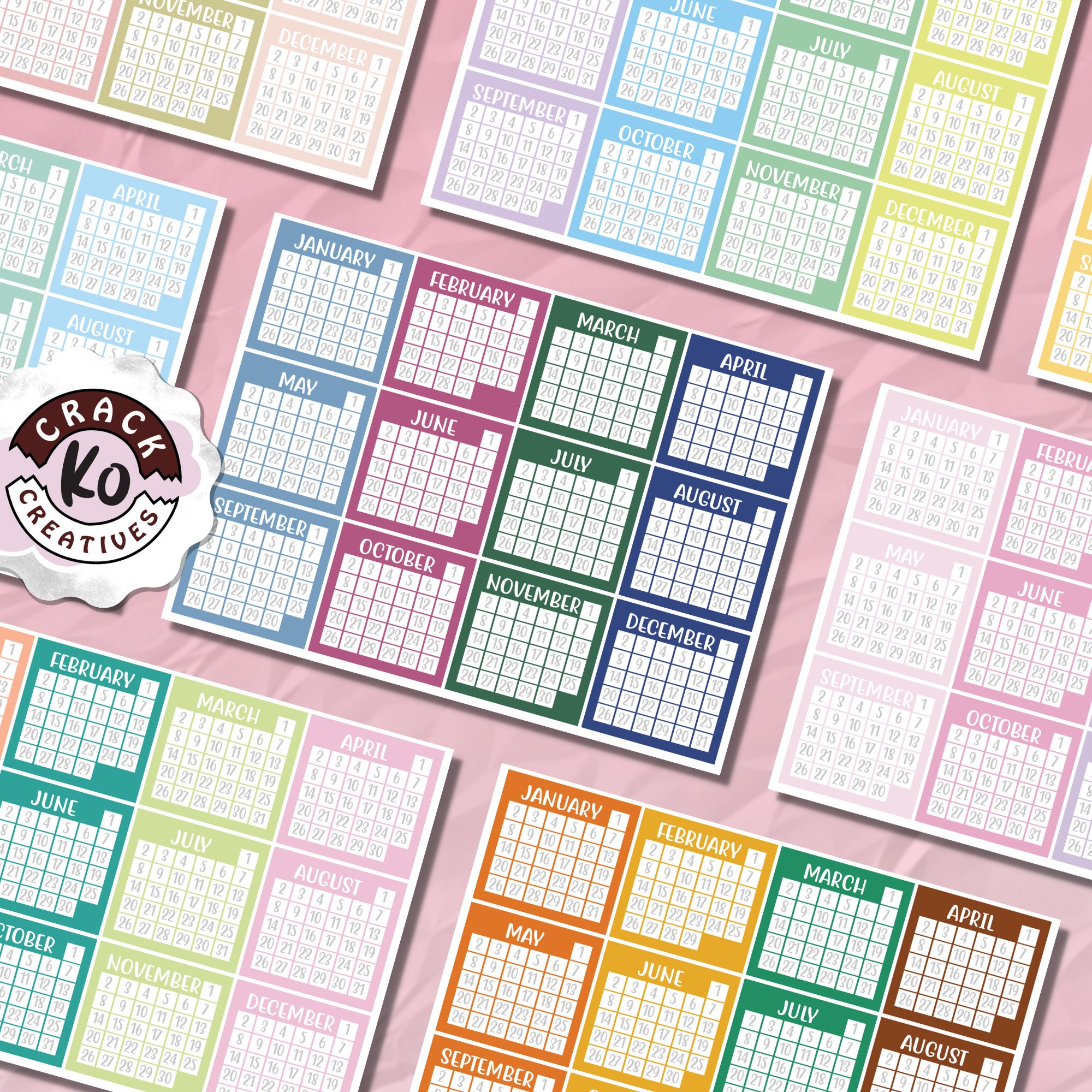 Numbered Monthly Habit Tracker | Planner Stickers - Etsy
