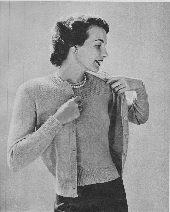 1950s Cashmere Sweater Set - Etsy Hong Kong