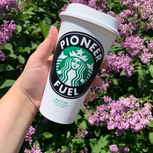 Pioneer Fuel Custom Starbucks Cup/ Gift For JW/ Gift for Pioneer/ Custom Reusable Cup/ Pioneer School Gift/ Personalized Starbucks Cup