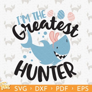 Great Shark SVG, Easter hunting, Mommy Shark, Easter Basket printables, Cutting file for Silhouette Camoe and Cricut, Funny Easter Shark svg