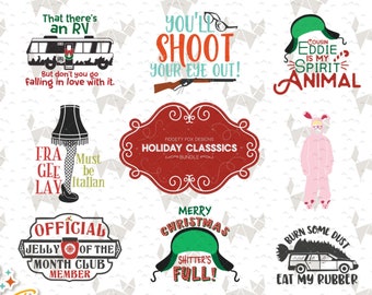 Christmas Vacation Bundle SVG, DXF, EPS, png Files for Cutting Machines Cameo or Cricut - Christmas Story Svg, Cousin Eddie Svg