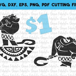 Maui Moana Svg File Maui svg Bundle DXF Eps Pdf Png