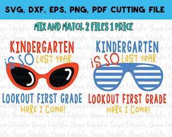 Arquivos SVG de graduação do jardim de infância, DXF, EPS, png para máquinas de corte Cameo ou Cricut - Kindgergarten Svg, Graduation Svg Bundle