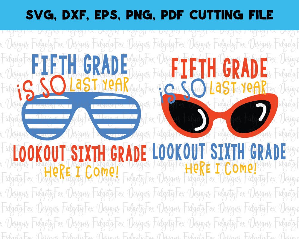 Download Fifth grade Graduation SVG DXF EPS png Files for Cutting | Etsy