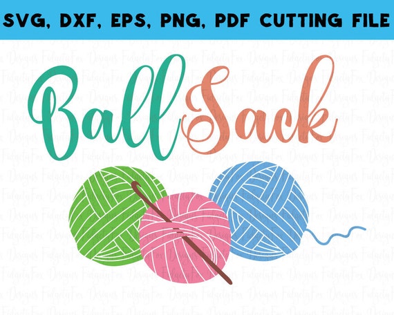 Download Funny Crochet life Knitting Yarn ball SVG DXF EPS Pdf Png | Etsy