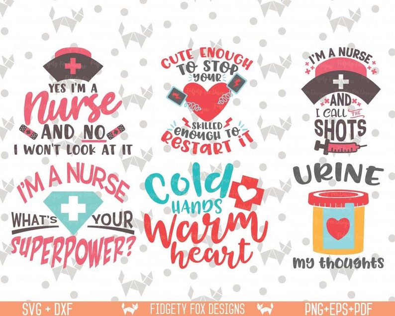 Download Nurse svg bundle Medical svg nursing student doctor RN | Etsy