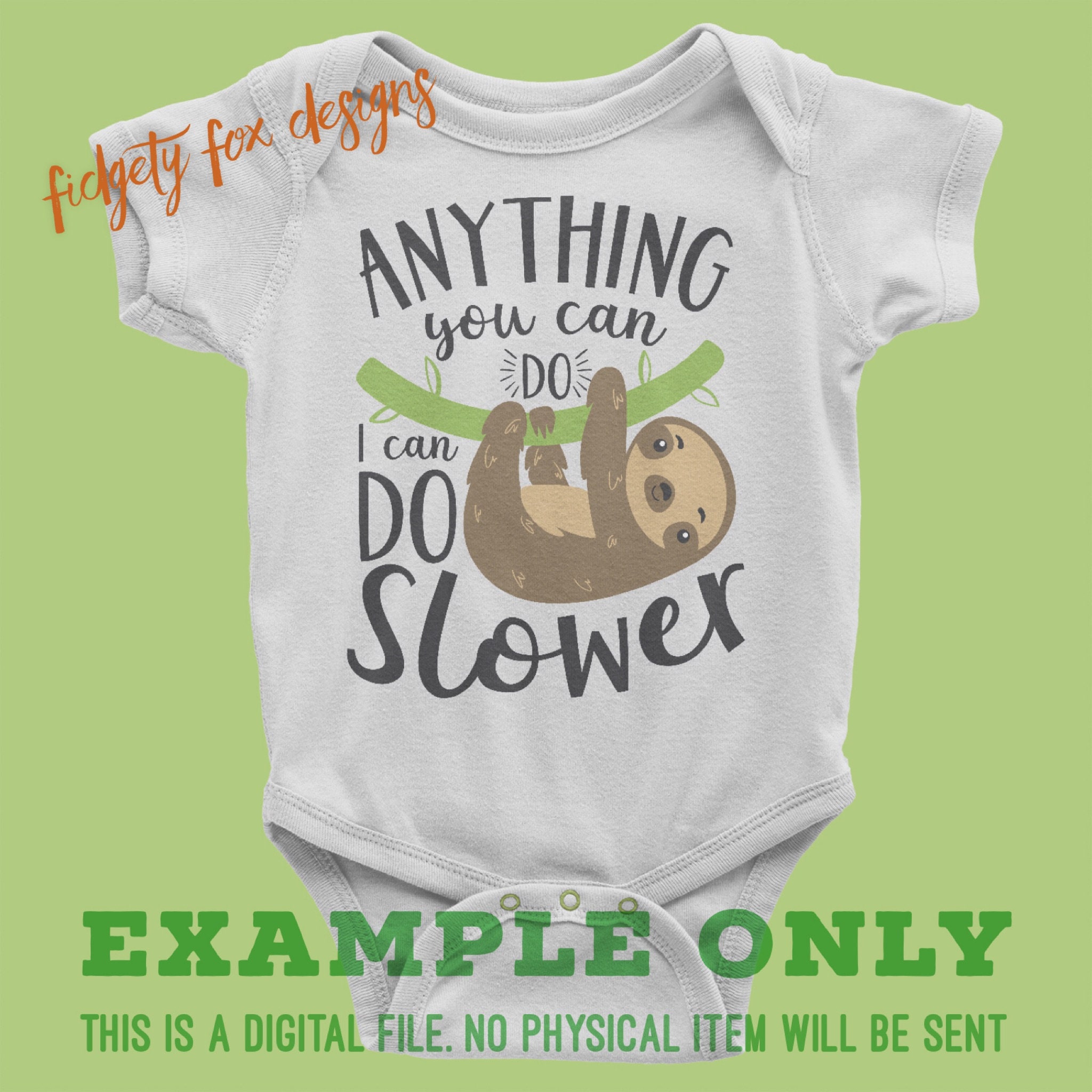Download Sloth Svg Baby sloth svg Sloth Birthday Summer Svg DXF | Etsy