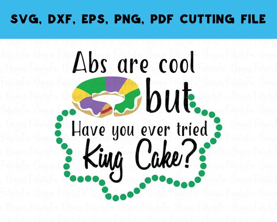 Download Digital Download Mardi Gras King Cake Svg Eps Png Pdf Etsy