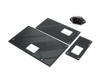 C14 IEC AC socket Plate for atx sfx or flex atx power supply mounts