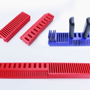 Modular Flash Media Holder Stand SD + Micro SD + Flash Drive + Thumb Drive