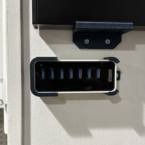 Wall / Desk Mount for Anker 7 or 10 port USB Data Hub
