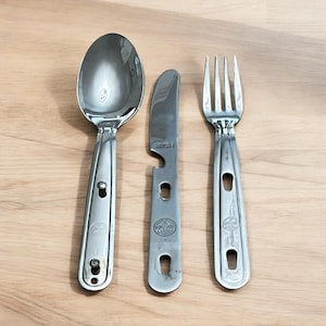 Vintage BSA Boy Scout IMPERIAL Utensil Set Knife Fork Spoon