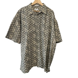 PIERRE CARDIN Men&#39;s Short Sleeve Button Down Shirt Size 3XLTall