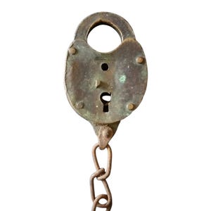 Antique Padlock Marked Eagle Lock Co.