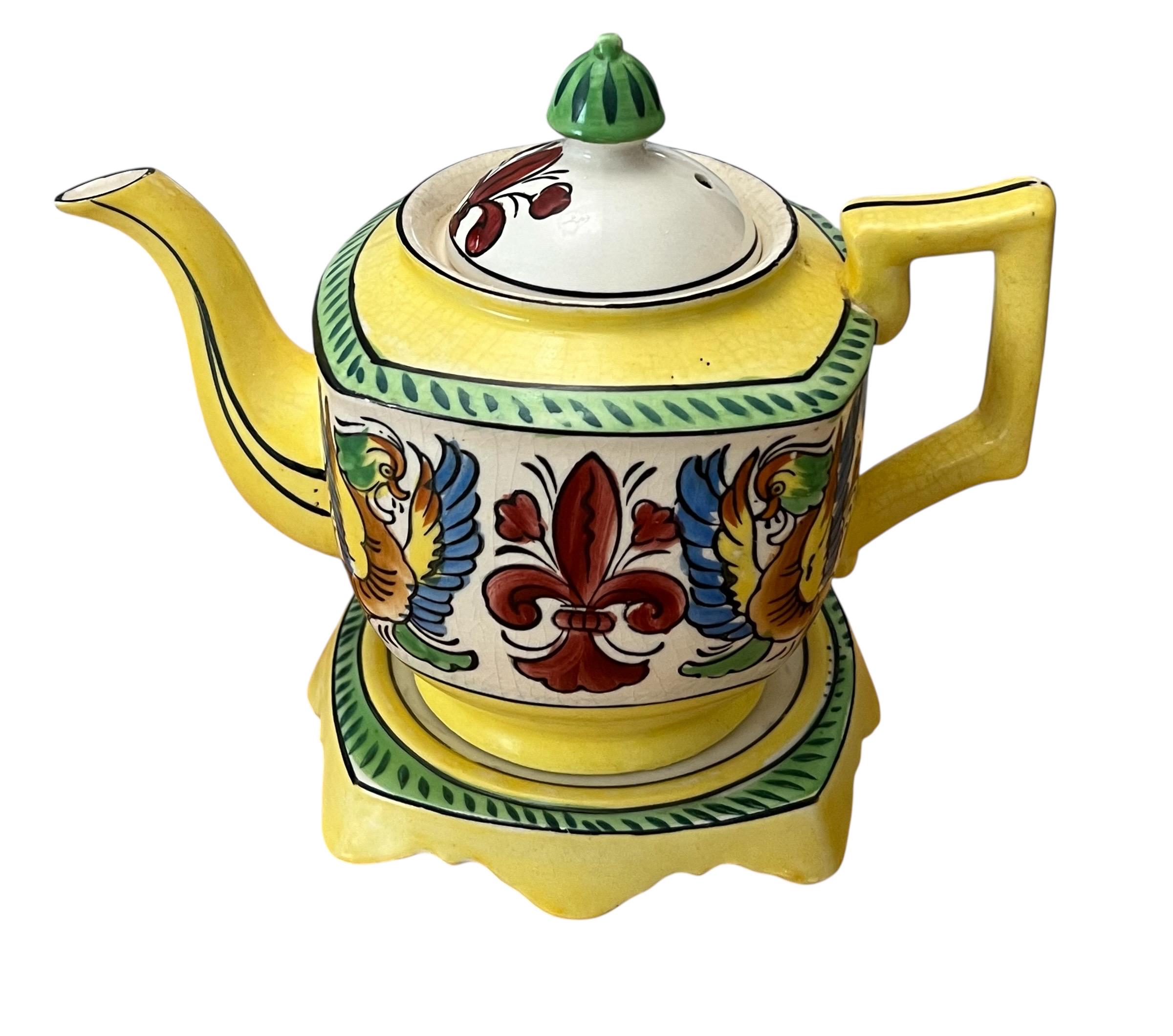 Vintage Takito TT Teapot With Base - Etsy