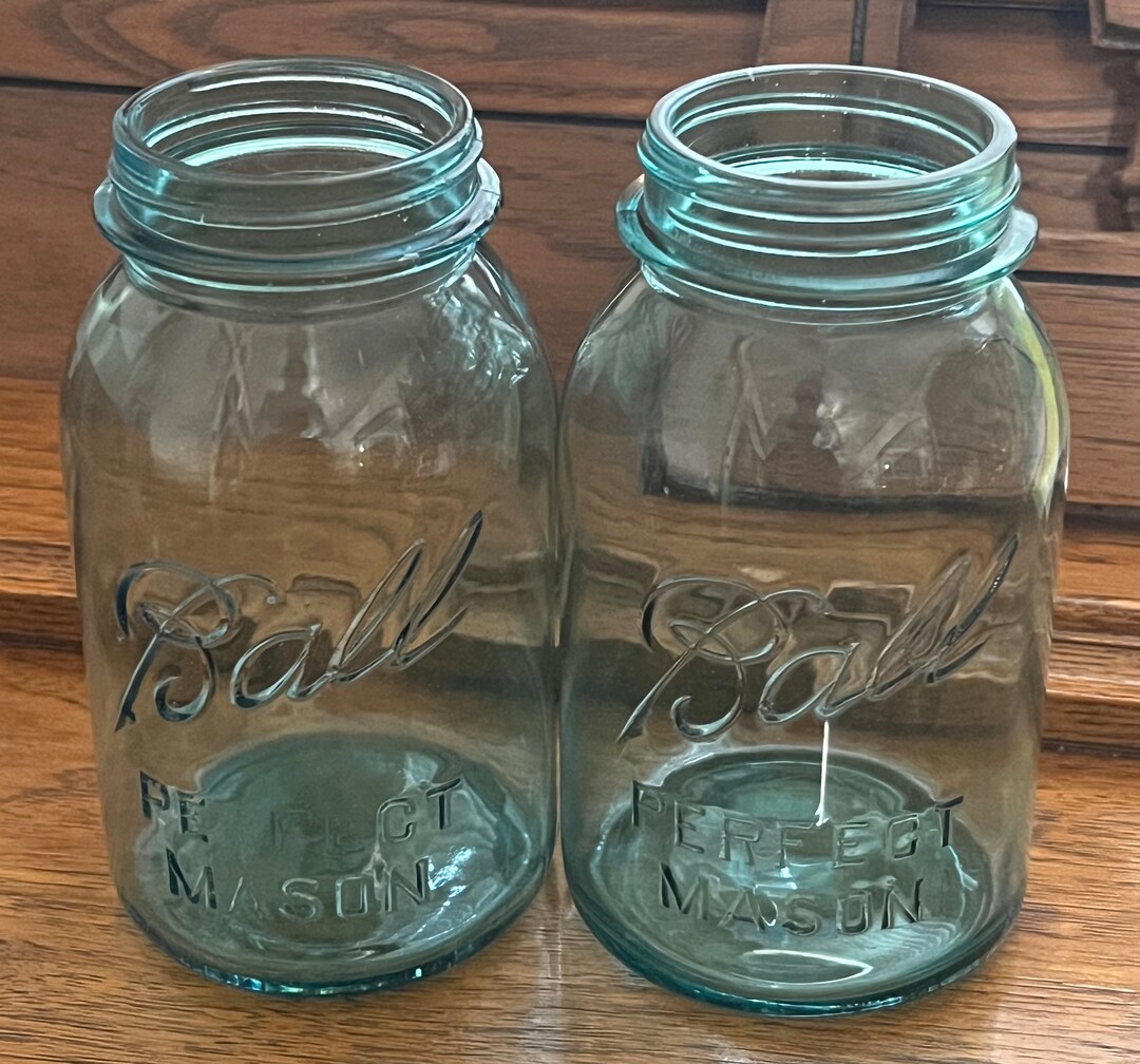 TWO 19231933 Ball Mason Canning Jars Mold Error Etsy
