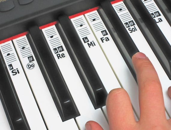 Autocollant Piano Note,Silicone Autocollant Piano Note,Étiquettes de Note  de Clavier,Étiquettes Note Piano,Amovible Autocollant Piano,Clavier  Autocollant,Coloré Clavier Musique Stickers : : Instruments de  musique et Sono