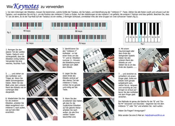 HOW TO Label a 61 key Keyboard?(Beginner Don't know where to start) :  r/pianolearning